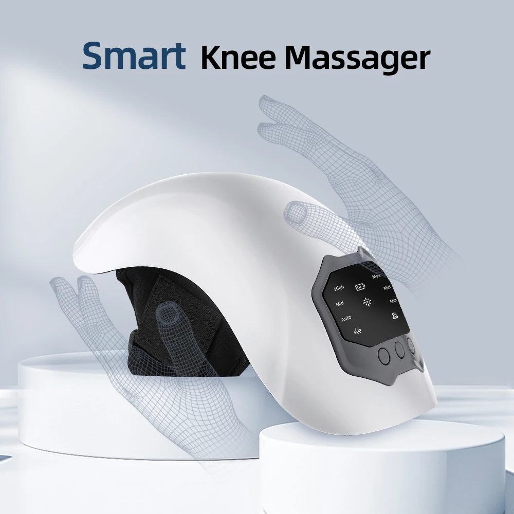 Wireless Heated Knee Massager with Vibration Therapy - 2