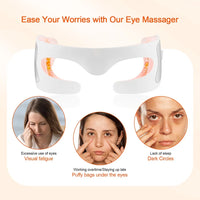 Electric LED Red Light Eye Massager for Fatigue Relief