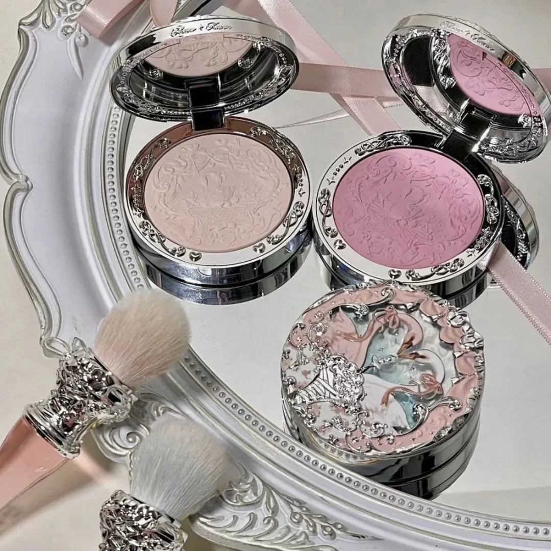 Embossed Matte Finish Powder Blush for Long-Lasting Natural Glow - 4