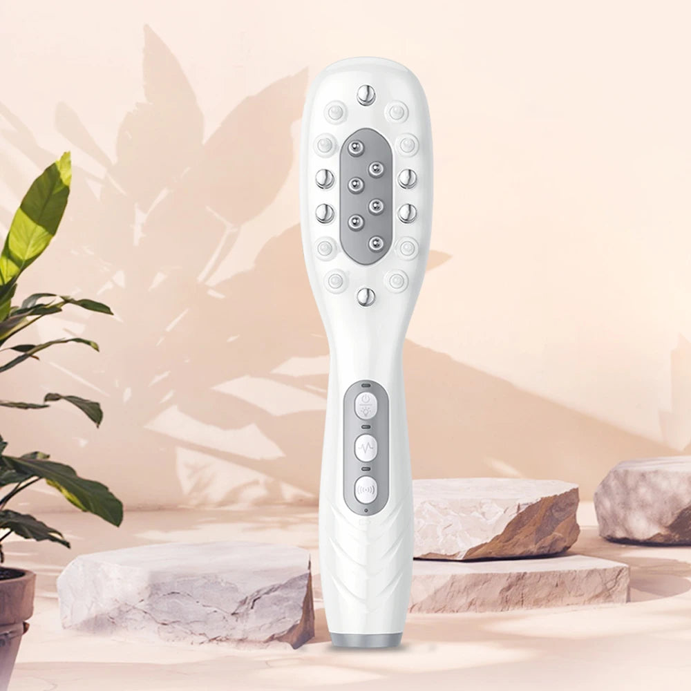 Electric Scalp Massager & Hair Growth Oil Applicator - 18