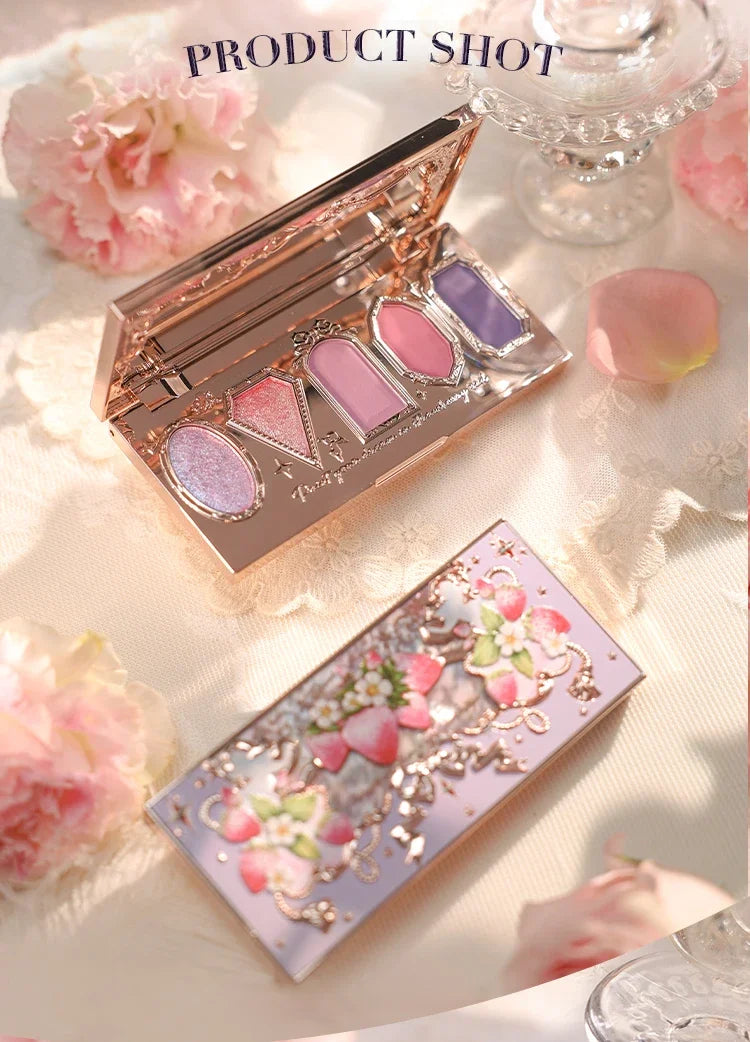 Five-Color Strawberry Eyeshadow Palette - 13