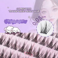 No-Glue DIY Cluster False Eyelashes Book