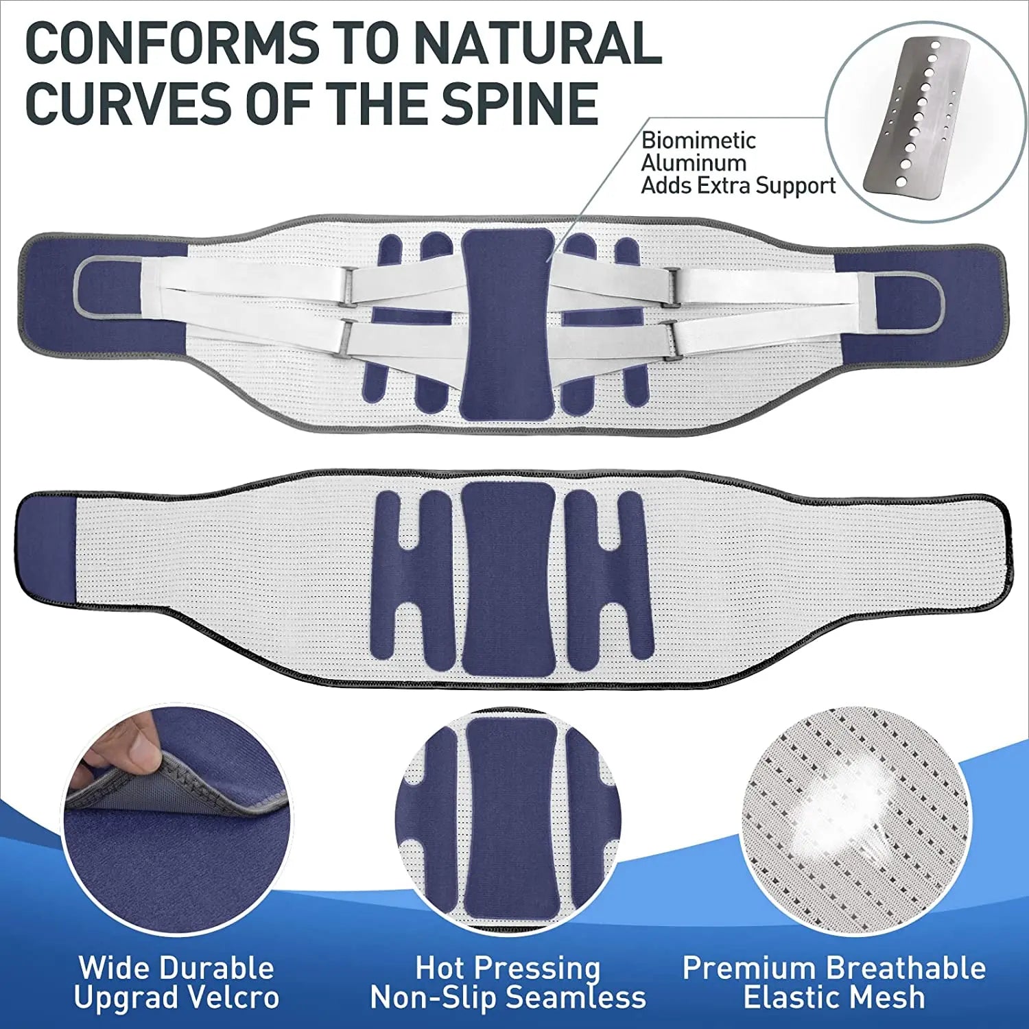 Lumbar Back Support Brace for Herniated Disc & Pain Relief - 12