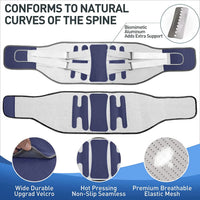 Lumbar Back Support Brace for Herniated Disc & Pain Relief