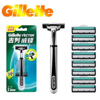 Dual-Blade Men's Precision Shaving Razor Set