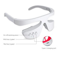 3D Red Light Eye Massager for Eye Strain and Fatigue
