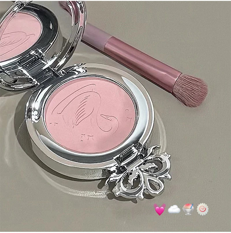 Long-Lasting Matte Pink Powder Blush for Natural Glow - 8