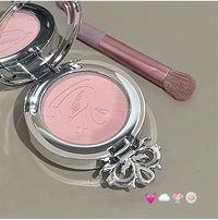 Long-Lasting Matte Pink Powder Blush for Natural Glow