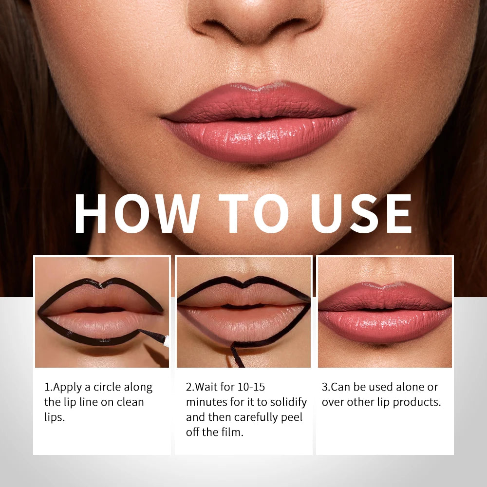 Waterproof Peel-Off Lip Liner Tattoo Stain - 5
