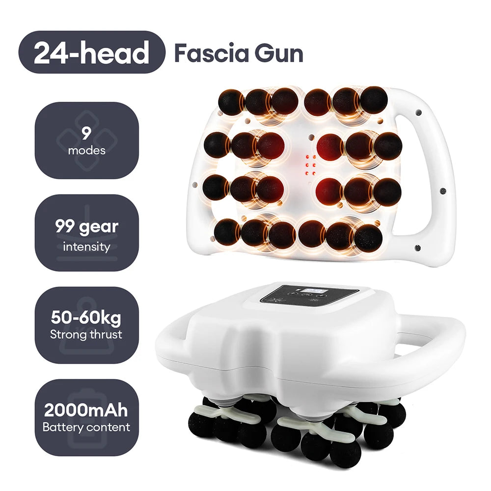 42-Head Electric Muscle Recovery Massage Gun - 54