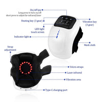 Smart Heated Knee Massager with Vibration Therapy