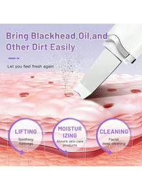 Ultrasonic Facial Skin Scrubber for Deep Pore Cleansing