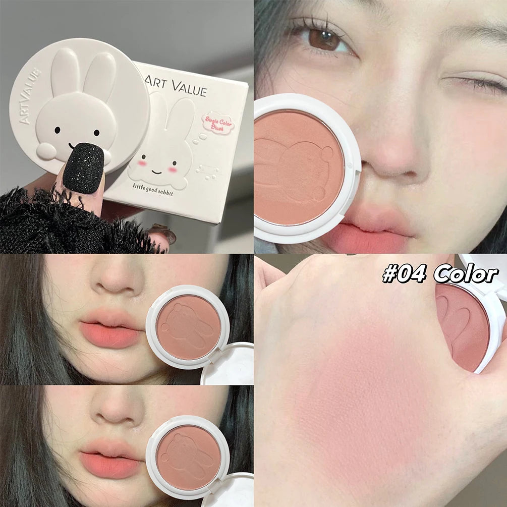 Matte Bunny Blush Palette for Natural Cheek Color - 1
