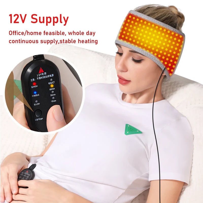 Red Light Therapy Headband for Tension and Relaxation - 5