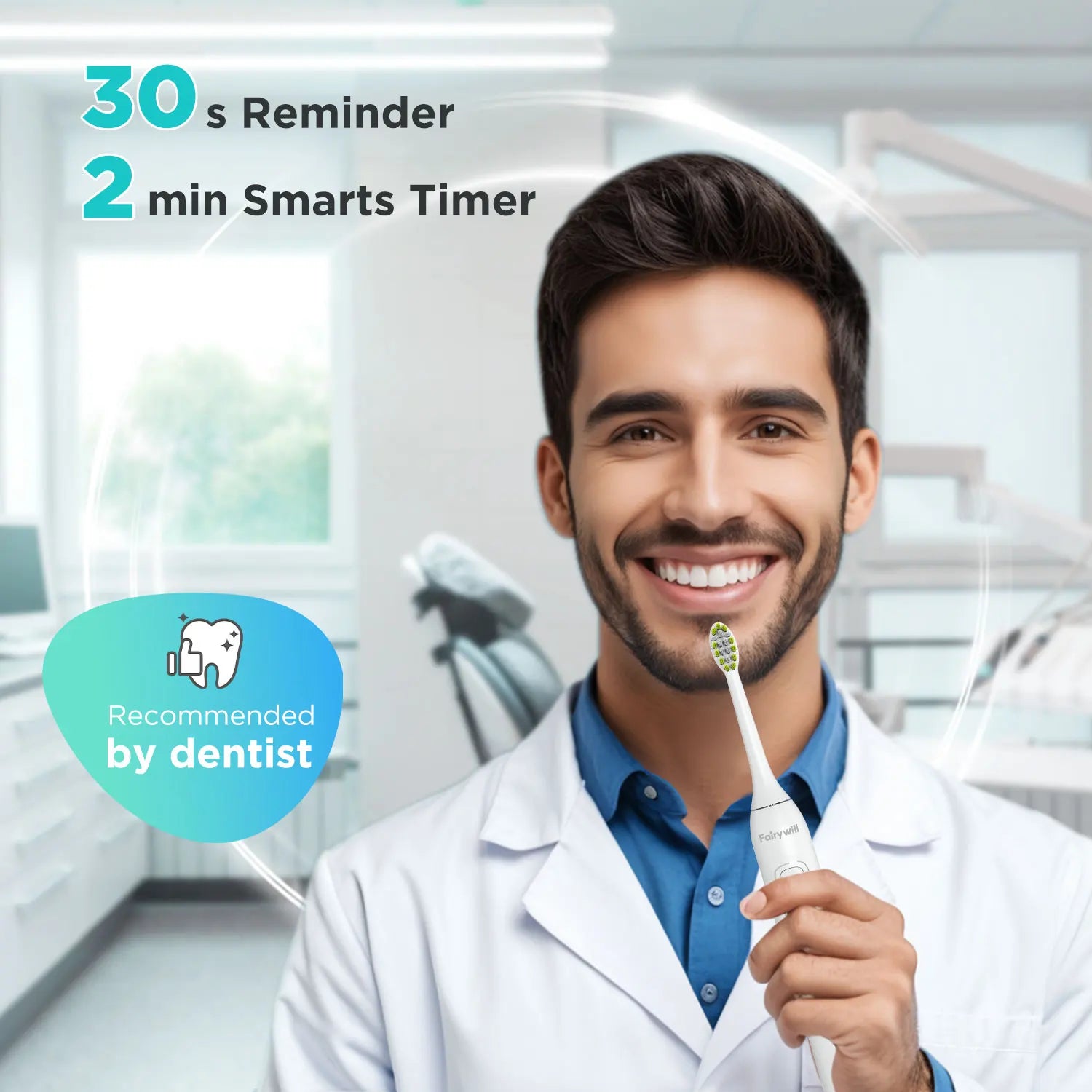 Ultrasonic Electric Toothbrush with 8 Heads - 7