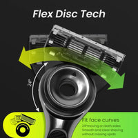 5-Blade Exfoliating Manual Razor for Men