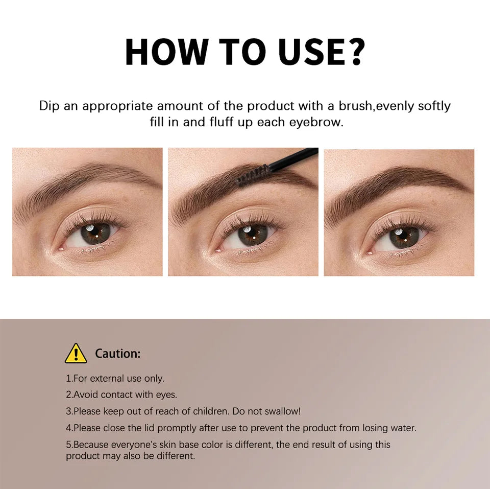 Waterproof Volumizing Eyebrow Mousse for Fluffy Brows - 13