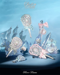 Ocean Theme Aesthetic Handheld Makeup Mirror