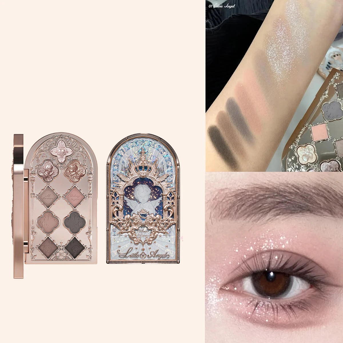Bunny Garden Eyeshadow and Blush Makeup Palette - 26