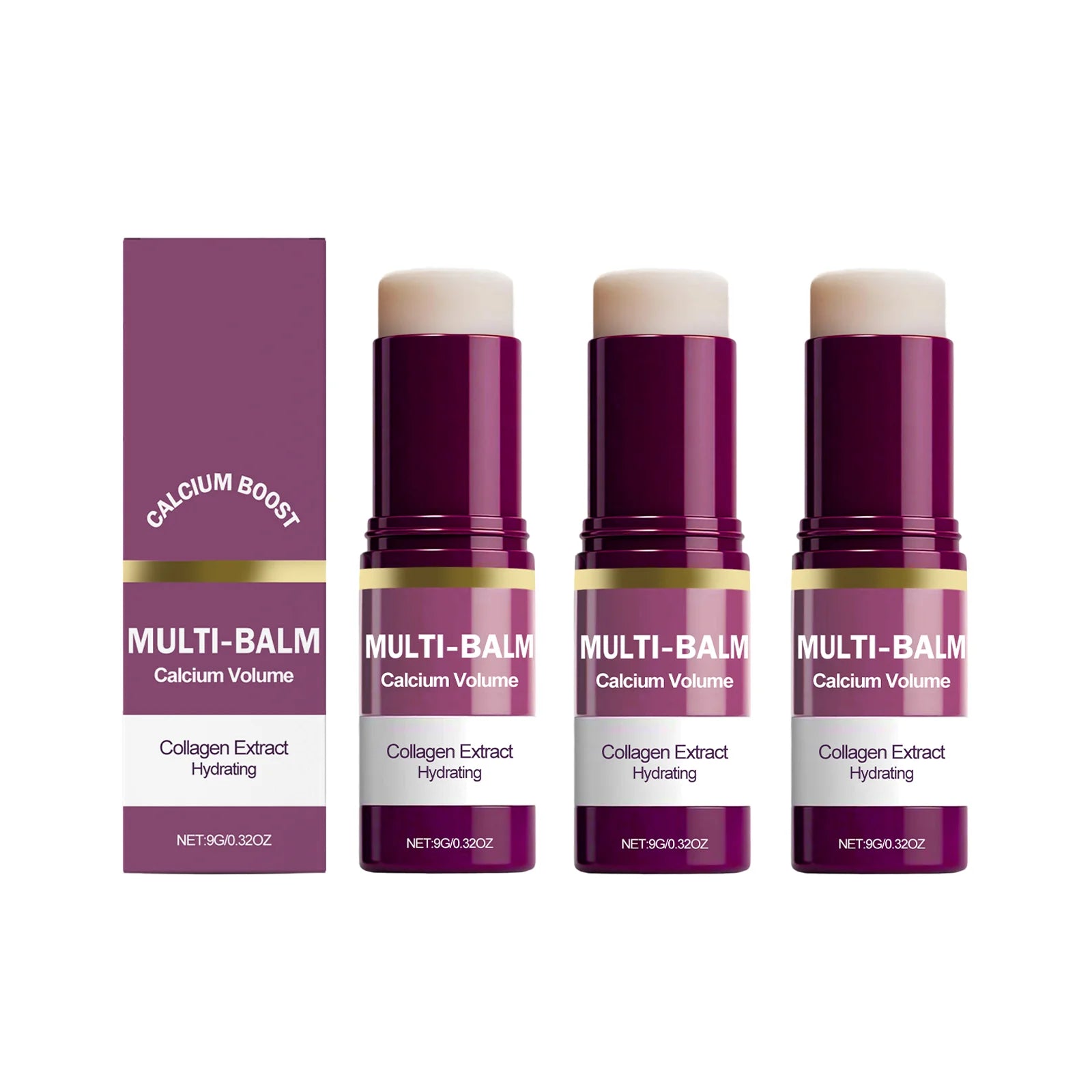 Collagen Calcium Hydrating Multi-Balm Stick for Face and Lips - 17