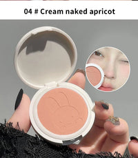 Matte Rabbit Face Blush Powder for Natural Makeup