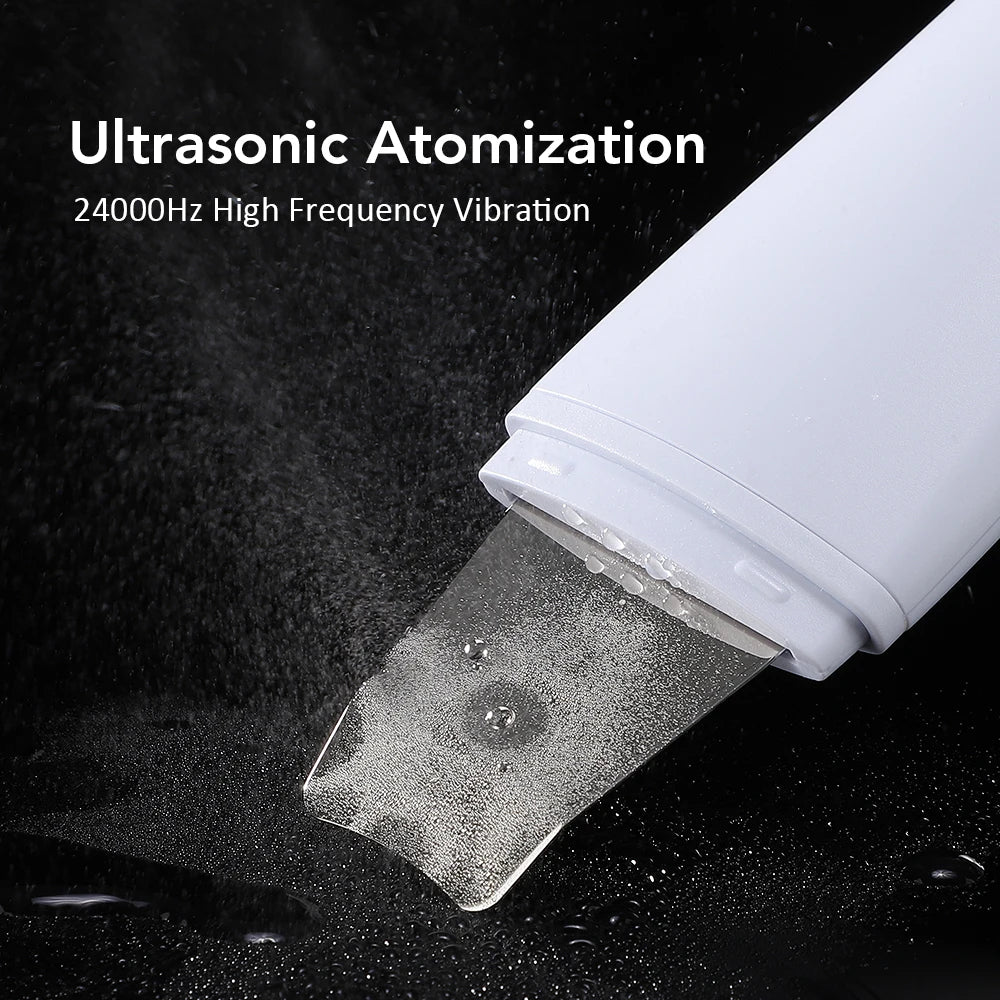 Ultrasonic Facial Skin Scrubber and Pore Cleaner - 10