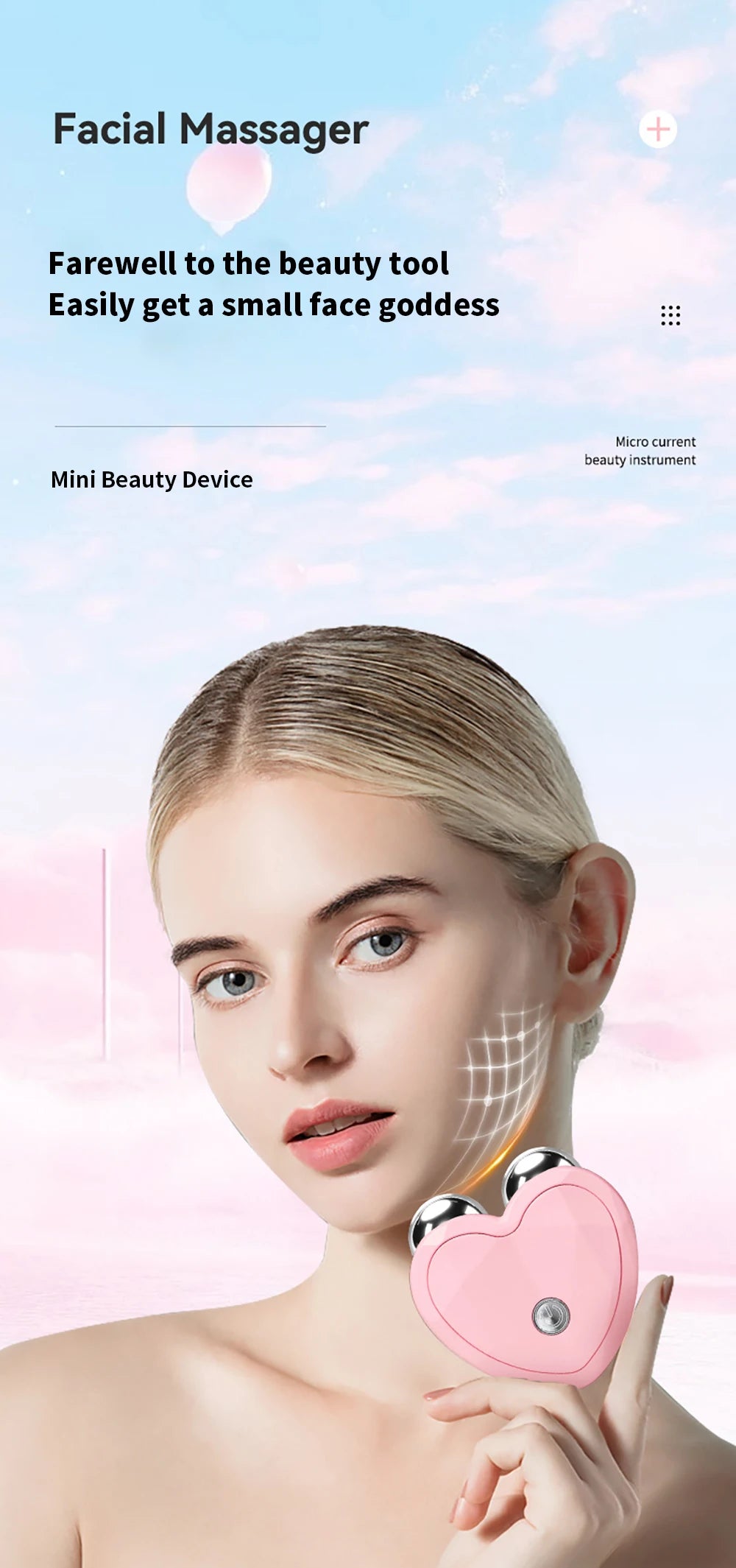 Microcurrent Facial Lifting and Tightening Device - 9
