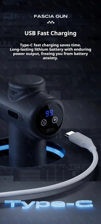 Portable 99-Level Deep Tissue Percussion Muscle Massage Gun