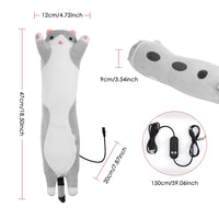 USB Heated Cat Plush Pillow for Period Cramp Relief