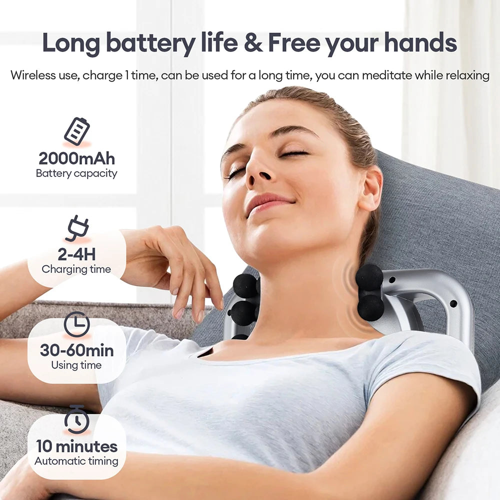 48-Head Deep Tissue Body Massage Gun - 23