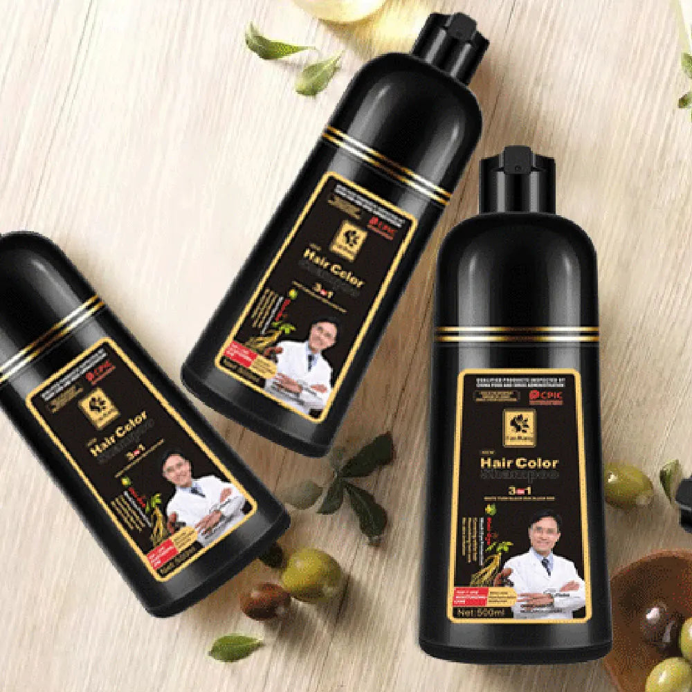 3-in-1 Herbal Hair Dye and Blackening Shampoo - 16