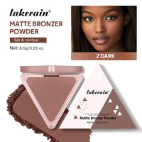 Matte Bronzer Powder for Natural Sculpted Look