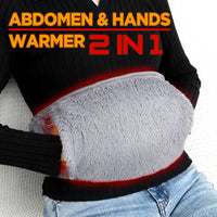 2-in-1 Electric Heated Abdomen and Hand Warming Belt