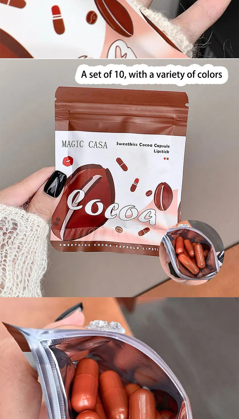 10-Color Capsule Lipstick Set - 7
