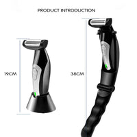 Waterproof Rechargeable Electric Back and Body Hair Trimmer
