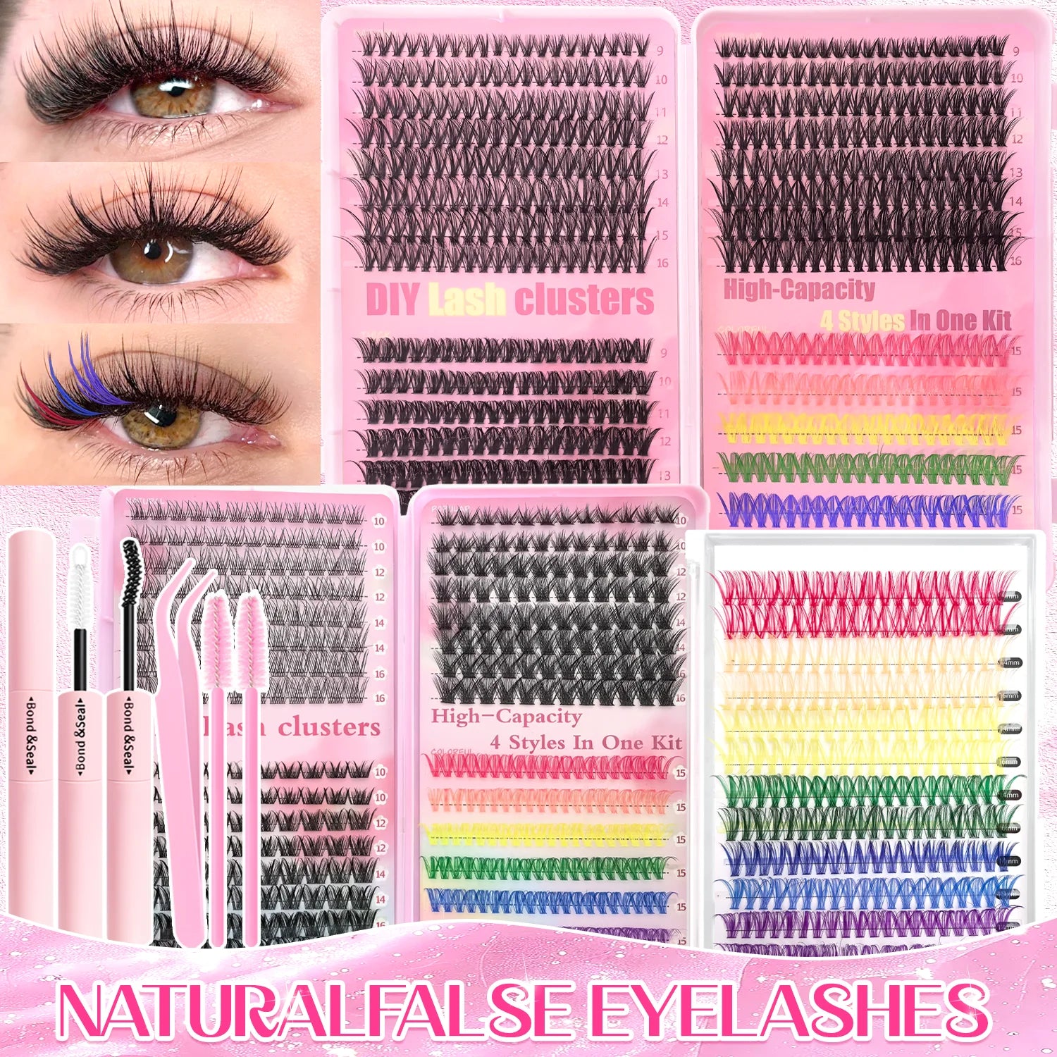 DIY Cluster Eyelash Extension Kit for Beginners - 1