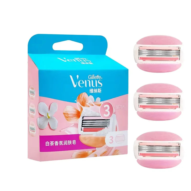Smooth Glide Women’s Shaving Razor with Moisturizing Gel Bars - 16