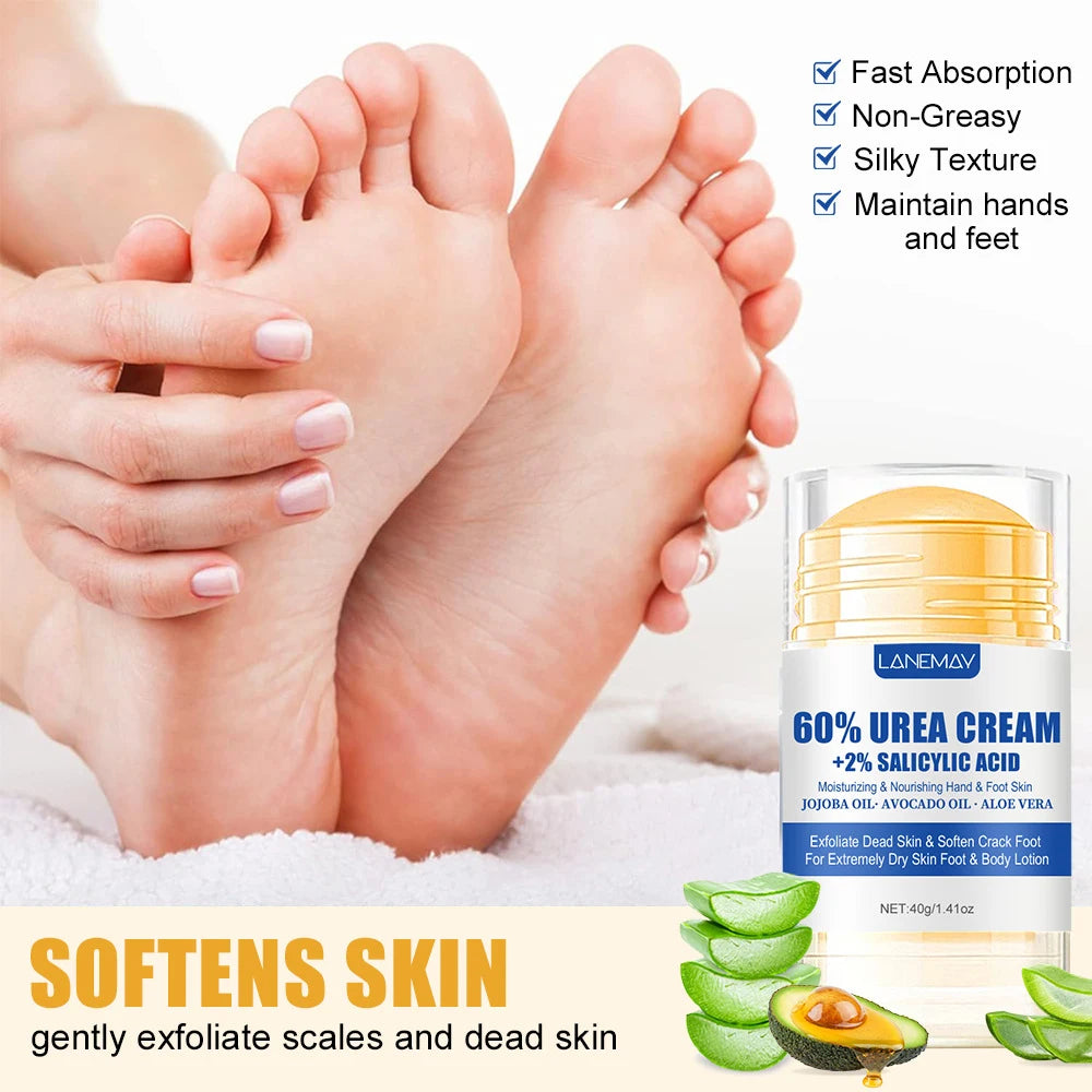 60% Urea Moisturizing Cream for Cracked Feet and Dry Skin - 4