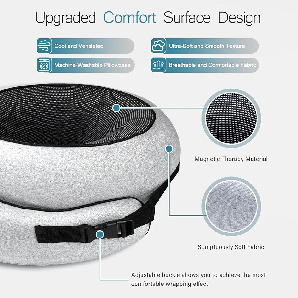 Ergonomic Memory Foam Travel Neck Pillow - 3