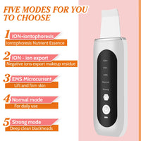 Ultrasonic Facial Skin Scrubber and Pore Cleaner