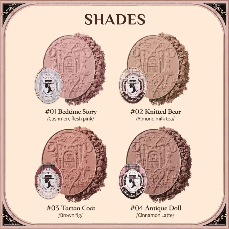 Long-Lasting Embossed Matte Powder Blush - 3