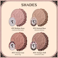Long-Lasting Embossed Matte Powder Blush