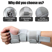 Adjustable Wrist Support Brace for Carpal Tunnel and Arthritis