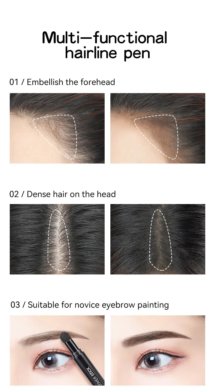 Instant Hairline Filling Shadow Powder Stick - 9