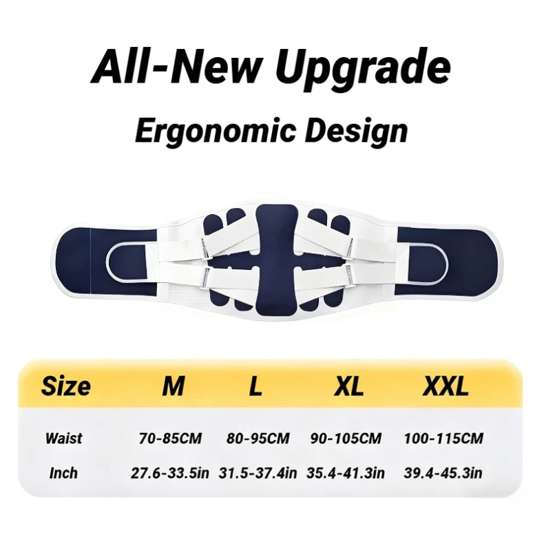 Adjustable Lumbar Support Belt for Lower Back Pain Relief - 6