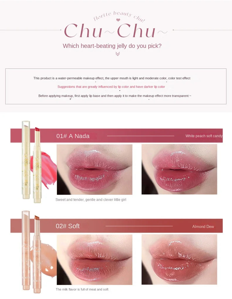 Mirror Shine Heart Shape Moisturizing Lipstick Pencil - 13