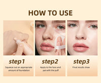 Waterproof Full Coverage Liquid Foundation
