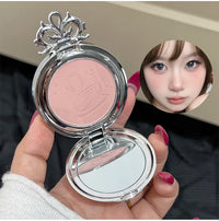Long-Lasting Matte Pink Powder Blush for Natural Glow