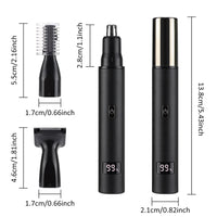 3-in-1 Electric Nose, Ear, and Facial Hair Grooming Trimmer