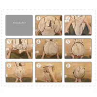 Waterproof Foldable Umbrella Hair Cutting Cape